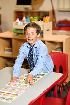 Child graduating at Yuma Pre-School